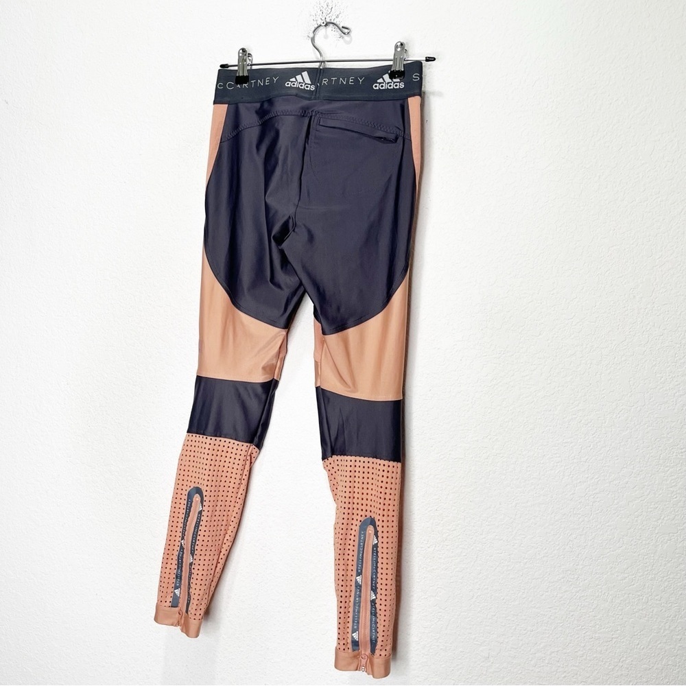 Adidas x Stella McCartney Run Tights Leggings Mesh Zipper - Picture 6 of 10